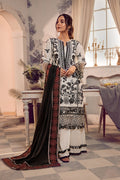 3pc Lawn With Voile Dupatta - NV01D05 - NOOSH