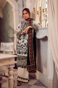 3pc Lawn With Voile Dupatta - NV01D05-S - NOOSH